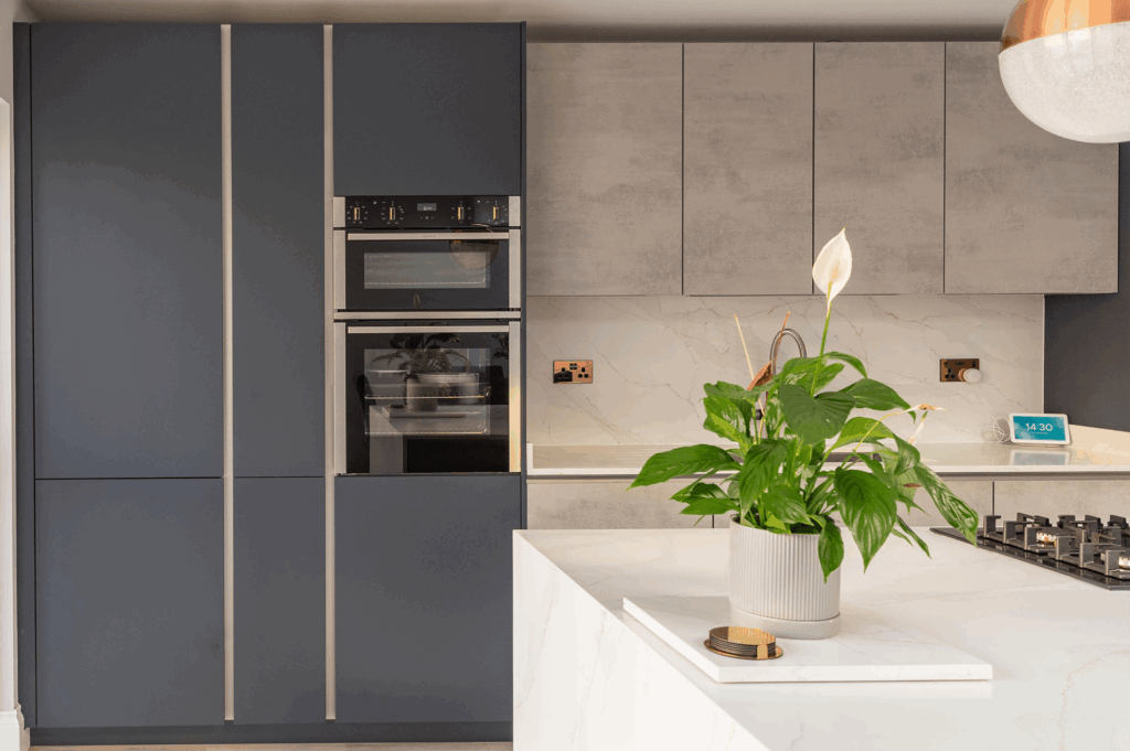 Fjord & Concrete Charm - PGK • Premium German Kitchens