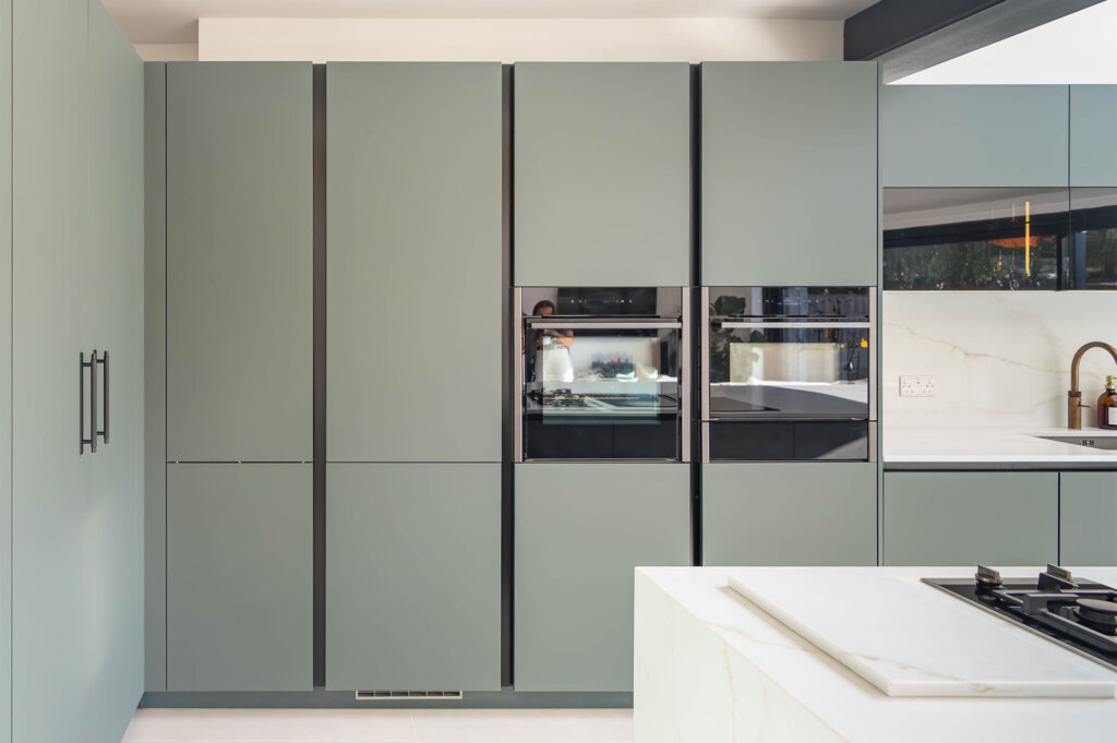 PGK • Premium German Kitchens • Signature Collection • Contemporary -Black Green & Greige Silky Matt
