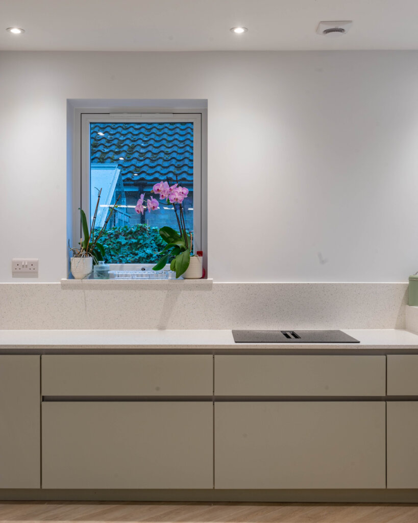 PGK Focus Sage Matt & Quartz Sparkle Contemporary Kitchen