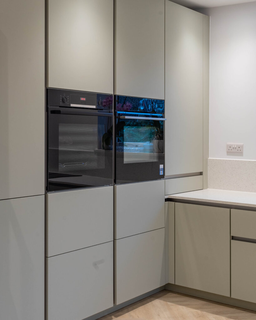 PGK Focus Sage Matt & Quartz Sparkle Contemporary Kitchen