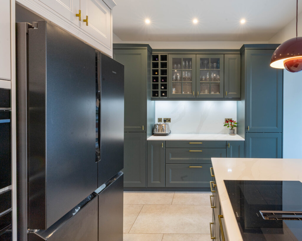 PGK Charcoal Focus & Light Oak Accent Contemporary Kitchen